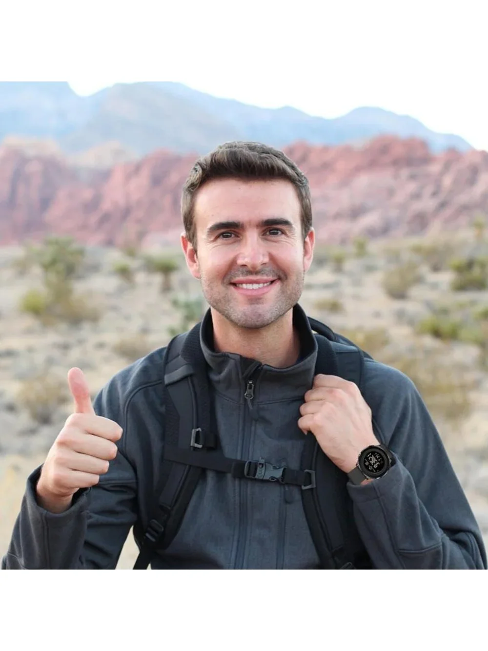 Men's Black Waterproof Tactical Military Digital Sports Watch - Durable